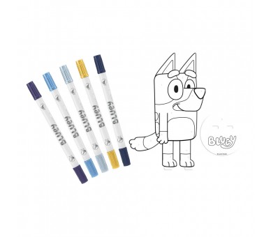 Set colorear Bluey