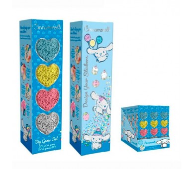 Crea tus pegatinas con gemas Cinnamoroll Hello Kitty
