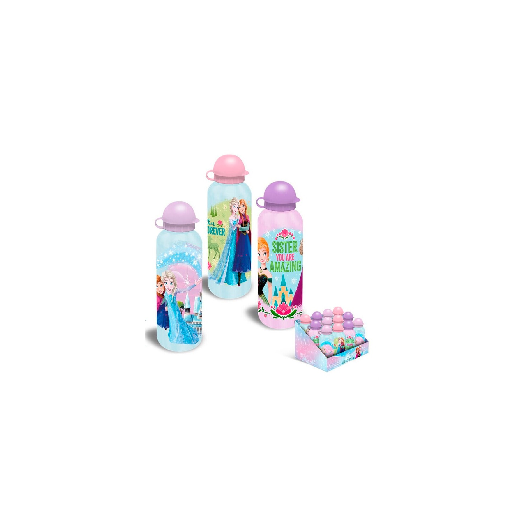 Cantimplora acero inoxidable Frozen Disney 500ml surtido