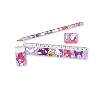 Set papeleria portatodo Hello Kitty and Friends