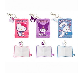 Cuaderno A7 peluche Hello Kitty and Friends surtido