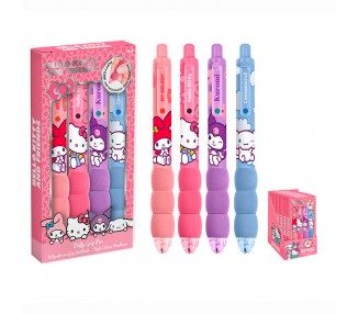 Blister 4 boligrafos Hello Kitty and Friends