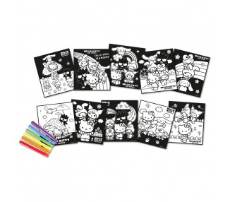 Libreta + rotuladores Hello Kitty and Friends