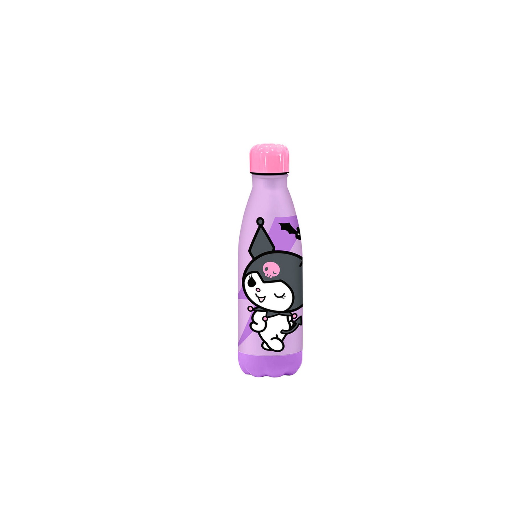 Botella acero inoxidable Kuromi Hello Kitty 500ml