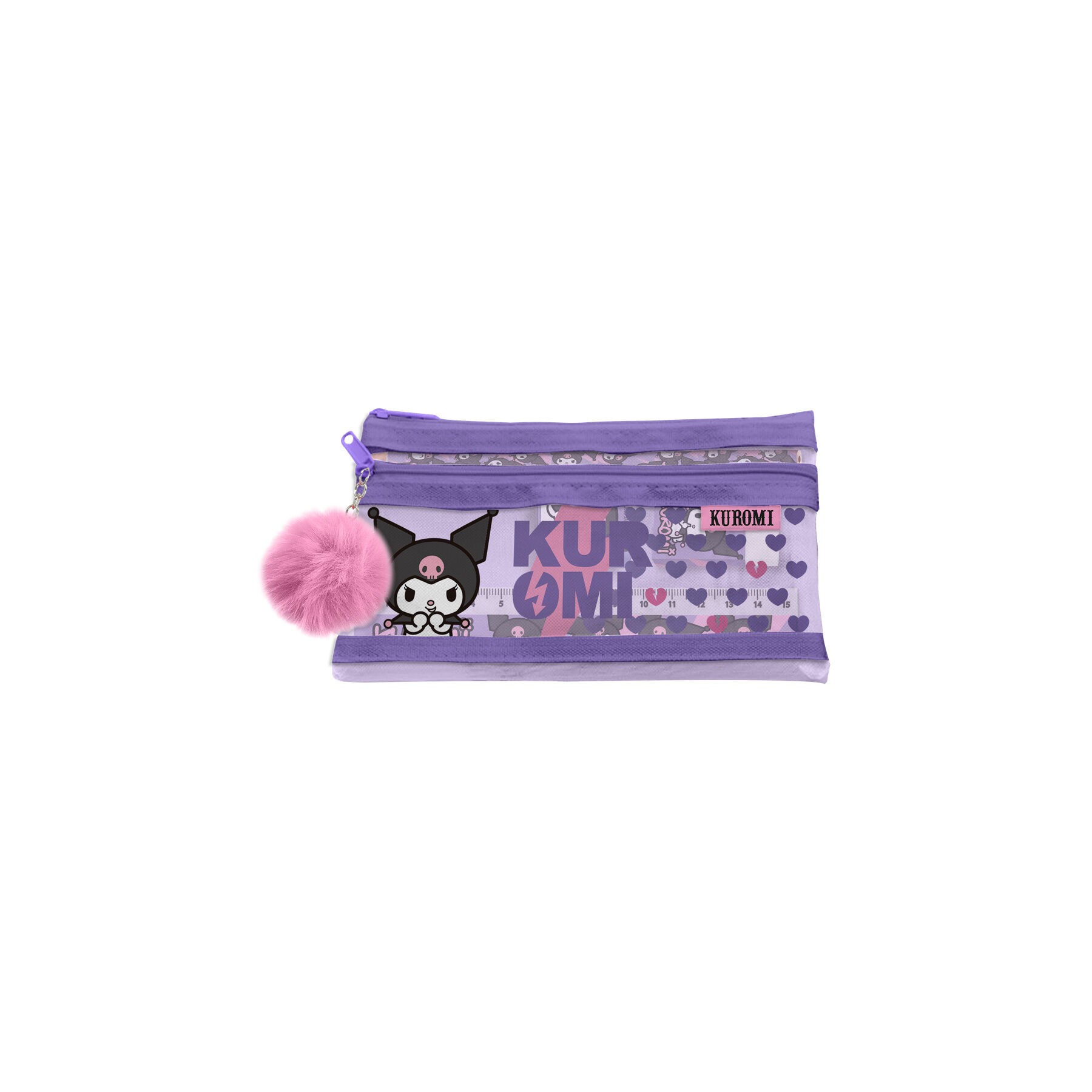 Set papeleria portatodo Kuromi Hello Kitty