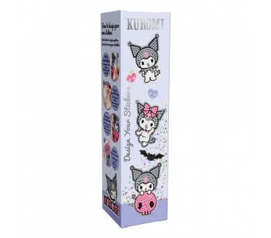 Crea tus pegatinas con gemas Kuromi Hello Kitty
