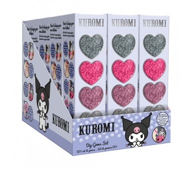 Crea tus pegatinas con gemas Kuromi Hello Kitty