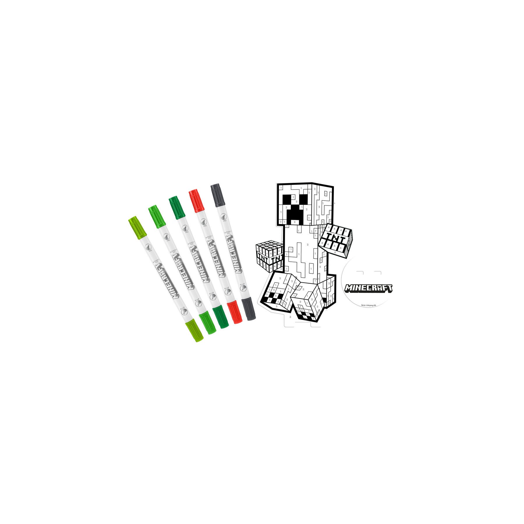 Set colorear Minecraft