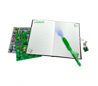 Diario + boligrafo magico Minecraft