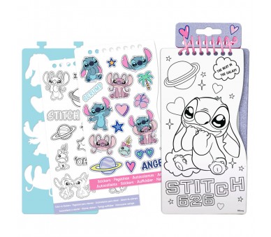 Set creativo colorear Stitch Disney