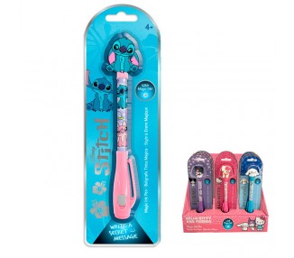 Boligrafo tinta magica Stitch Disney surtido
