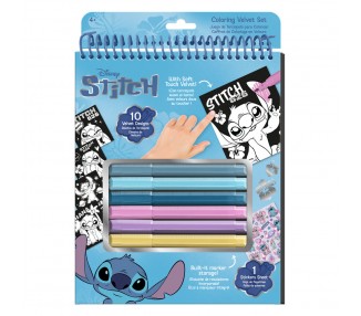 Libreta + rotuladores Stitch Disney
