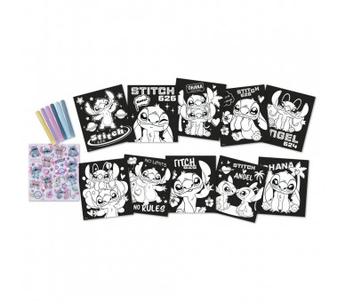 Libreta + rotuladores Stitch Disney