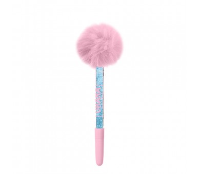 Cuaderno Squshy + boligrafo pompom Stitch Disney