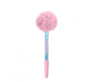 Cuaderno Squshy + boligrafo pompom Stitch Disney