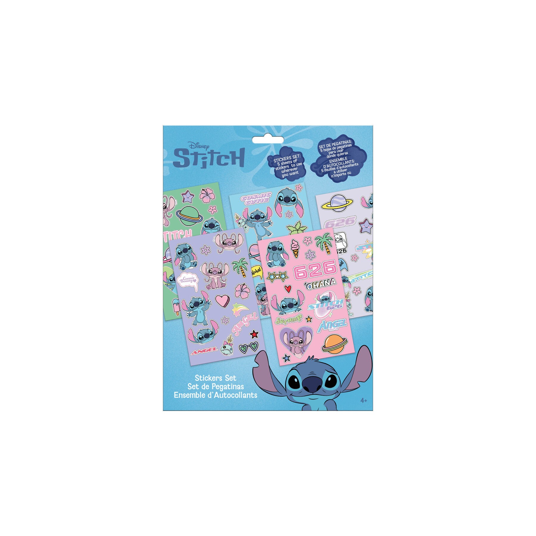 Set pegatinas Stitch Disney