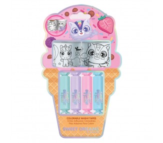Cinta adhesiva + subrayadores Sweet Dreams & Friends