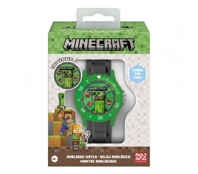 Reloj analogico Minecraft