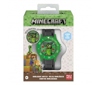 Reloj analogico Minecraft