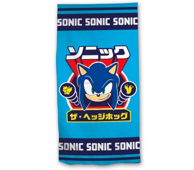 Toalla Sonic The Hedgehog microfibra