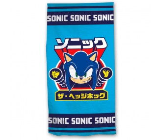 Toalla Sonic The Hedgehog microfibra