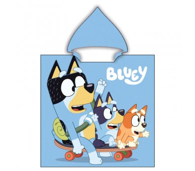 Poncho toalla Bluey microfibra