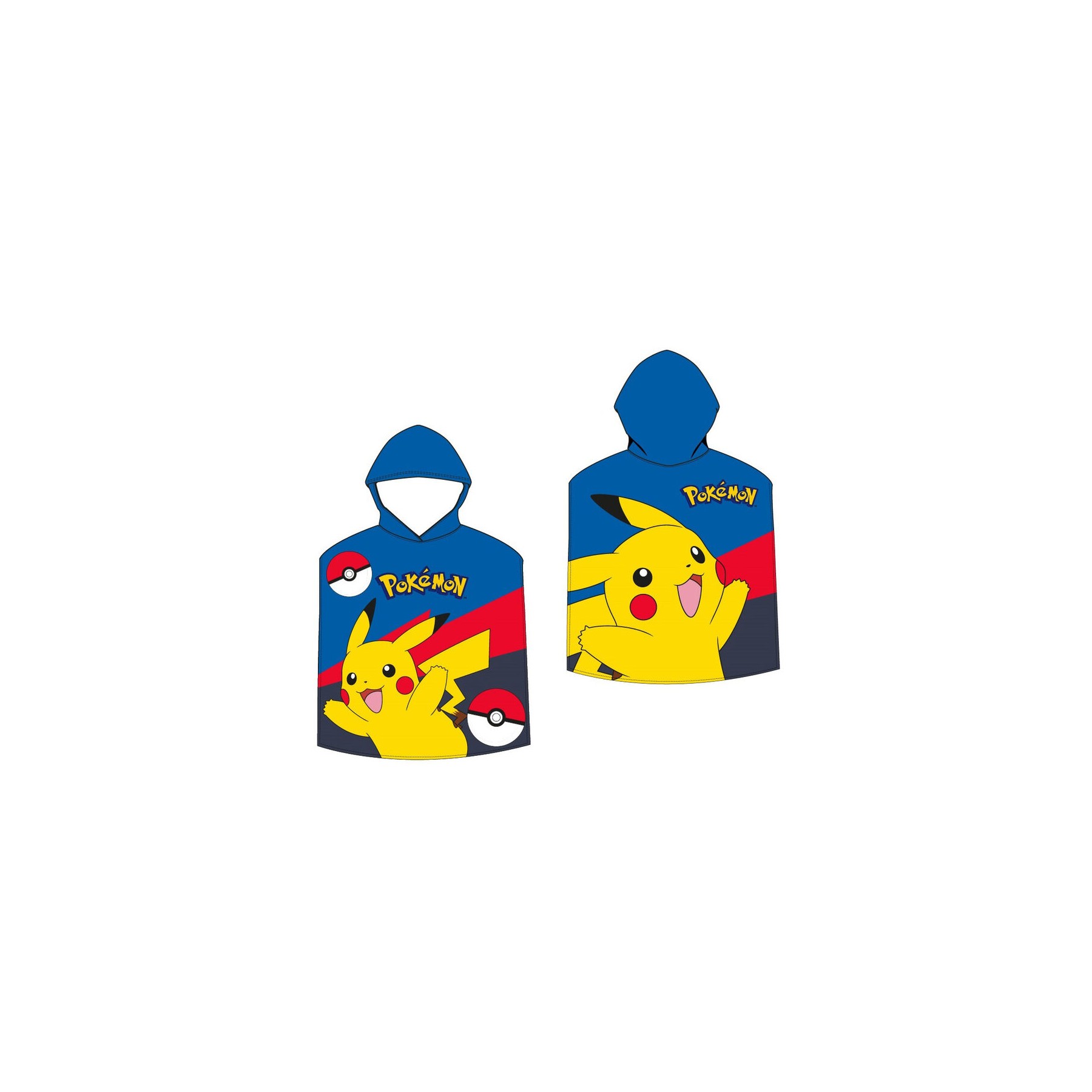 Poncho toalla Pokemon microfibra