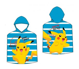 Poncho toalla Pokemon microfibra