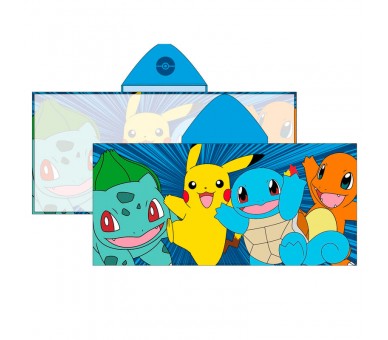 Poncho toalla Pokemon microfibra