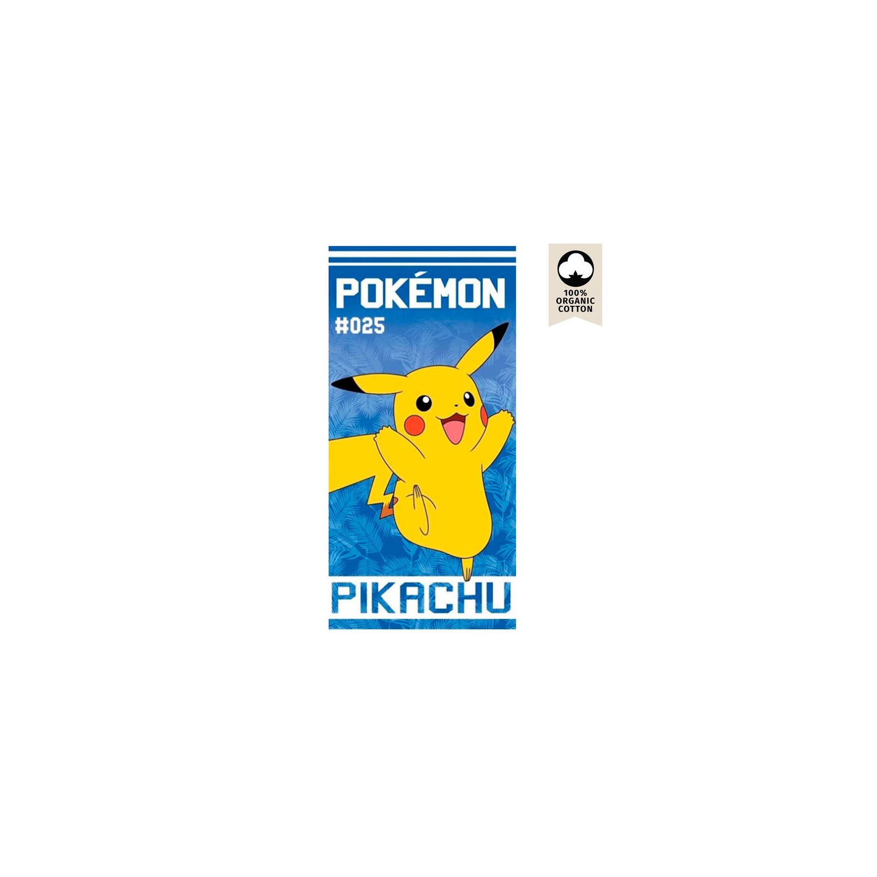 Toalla Pikachu Pokemon algodon