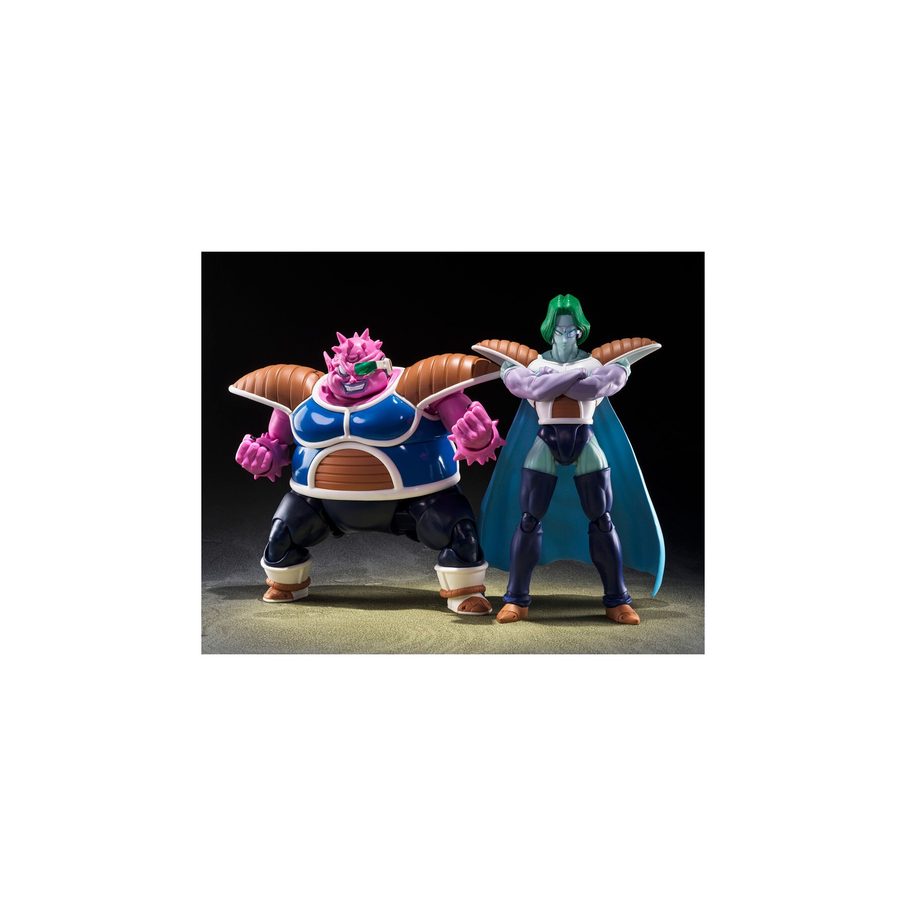 Set 2 figuras S.H. Figuarts Dodoria & Zarbon Bardock the Father of Goku Dragon Ball Z 16cm