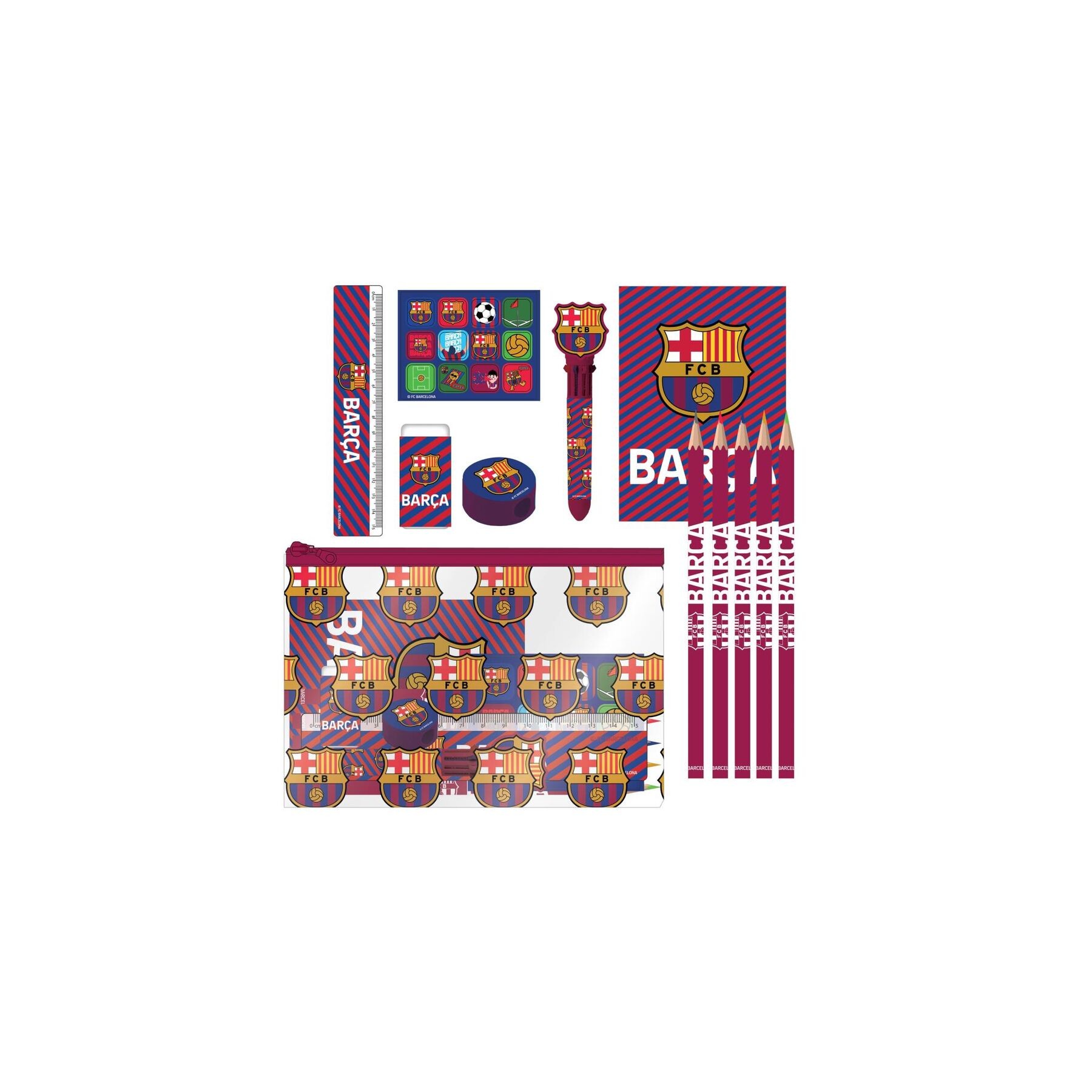 Set papeleria F.C. Barcelona