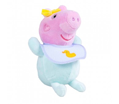 Peluche Mama Pig con Evie Peppa Pig 33cm