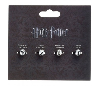 Set 4 abalorios hechizo Harry Potter surtido