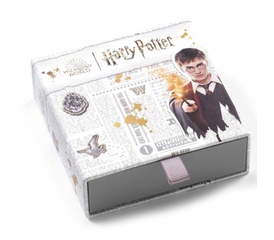 Pendientes Lightning Bolt & Glasses Harry Potter plata baño oro