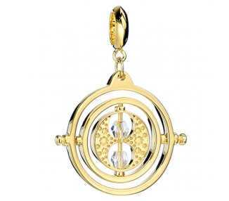 Charm Giratiempos Harry Potter plata baño oro