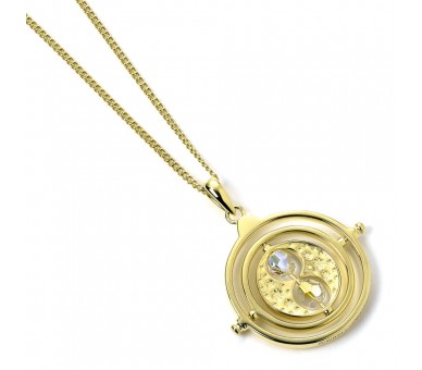Colgante Giratiempos Harry Potter plata baño oro