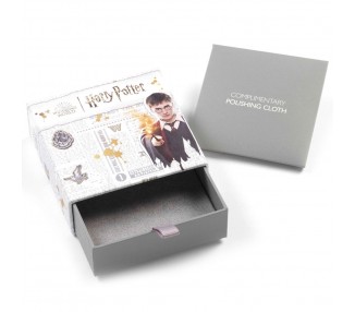 Colgante Giratiempos Harry Potter plata baño oro