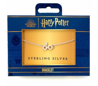 Pulsera Glasses & Lightning Harry Potter plata