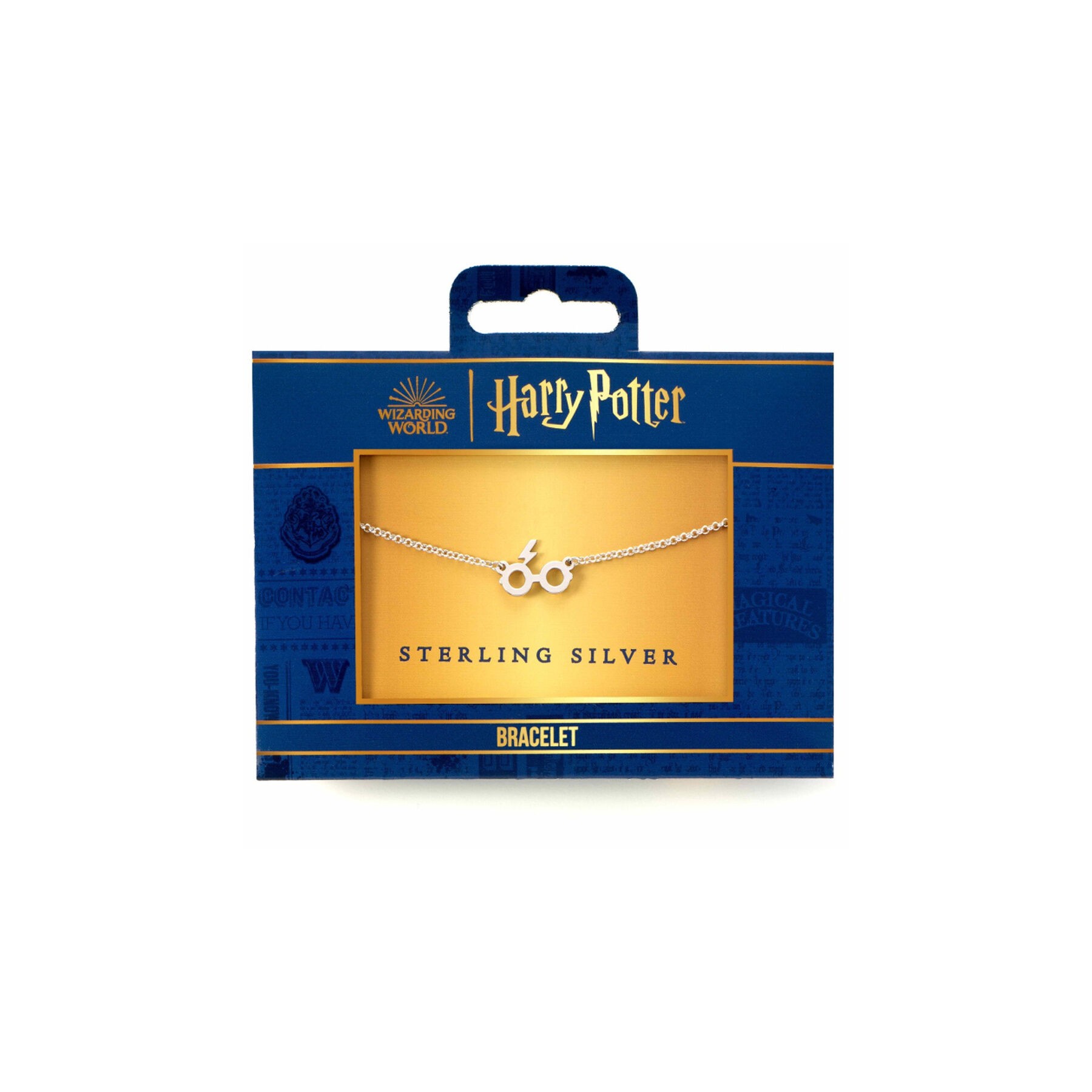 Pulsera Glasses & Lightning Harry Potter plata