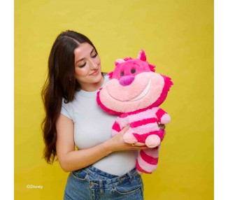 Peluche achuchable Cheshire Alicia en el Pais de las Maravillas Disney 35cm