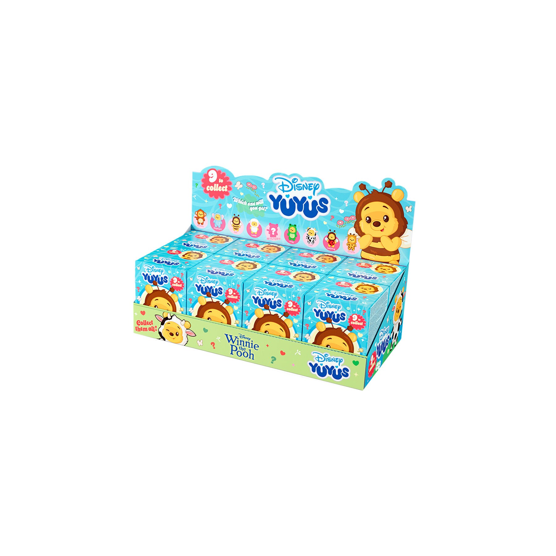 Peluche sorpresa YuYus Winnie the Pooh Disney 12cm surtido