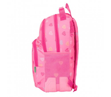 Mochila Heart Benetton 42cm adaptable