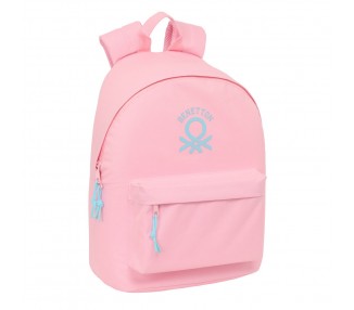 Mochila portatil Rosa Pastel Benetton 41cm