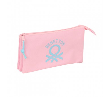 Portatodo Rosa Pastel Benetton triple