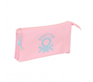 Portatodo Rosa Pastel Benetton triple