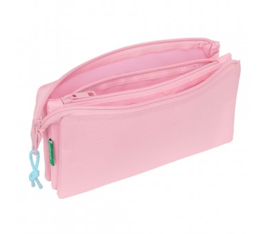 Portatodo Rosa Pastel Benetton triple