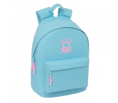 Mochila portatil Celeste Benetton 41cm