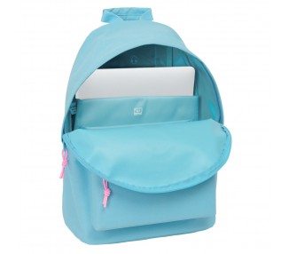 Mochila portatil Celeste Benetton 41cm