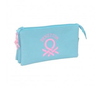 Portatodo Celeste Benetton triple